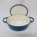 Blue Enamel Cast Iron Thermal Casserole Hot Pot / Kitchenware / Cookware